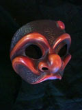 Arlecchino de Flambeaux,dark - commedia mask by Newman