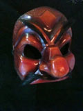 Brighella, dark - commedia mask by Newman
