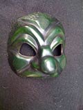 Green Brighella - commedia mask by Newman